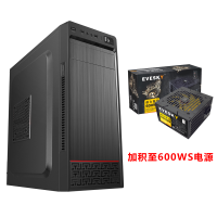 N2机箱+积至600电源| n2台式电脑机箱游戏机箱电源套大板atx机箱办公家用网吧背线I9
