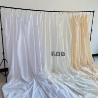 乳白色5x3米送8对钉夹|白色拍照背景布ins网红服装店拍摄装饰挂墙纯白布料摄影道具B9