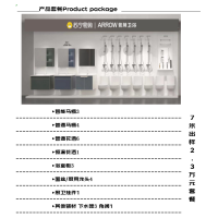 箭牌(ARROW)出样7米沿墙套餐包(请勿自行拍下,需联系区域经理确认出样清单)