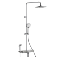 箭牌(ARROW)四功能置物淋浴花洒钢琴按键切换宽大置物平台AF34159SU1CP(不含安装)