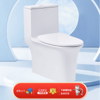 箭牌(ARROW)普通马桶一级水效双排水阀劲漩冲水防污抗菌全管道超洁釉AFB11513[含角阀软管,不含安装]