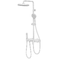 箭牌(ARROW)四功能置物雅白沐浴花洒 AX3407MW