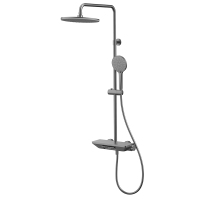 箭牌(ARROW)钢琴键三功能置物枪灰沐浴花洒 AX3311GGW