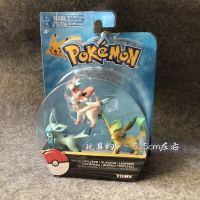 伊布家族 火太阳月亮叶冰仙子精灵中号玩具手办盒装|冰叶仙一组盒装