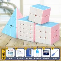 圣手魔方金字塔二三阶磁力四五阶镜面全套12件套魔方玩具开发智力|[马卡龙]金字塔+二三五阶 送(五大赠品装备+三明治)