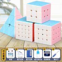 圣手魔方金字塔二三阶磁力四五阶镜面全套12件套魔方玩具开发智力|[马卡龙]金字塔+三四五阶 送(五大赠品装备+三明治)