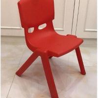 带防滑加厚款椅凳成人可坐小朋友幼儿园小板凳椅新款靠背塑料凳子|加厚款红色 1张