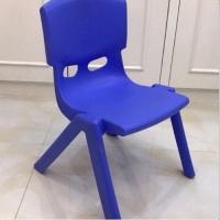 带防滑加厚款椅凳成人可坐小朋友幼儿园小板凳椅新款靠背塑料凳子|加厚款蓝色 1张
