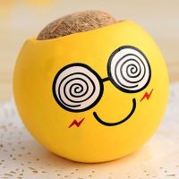 草头娃娃长草小盆栽小草迷你植物创意幼儿园DIY种植儿童可爱礼物|眩晕表情花盆+营养土+种子