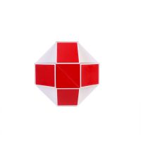 益智魔尺儿童百变魔方幼儿园24段36段48段幼儿园套装全套益|24段-红色