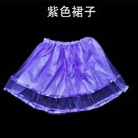 儿童蝴蝶翅膀奇妙仙子女孩魔法棒公主裙小仙女花仙子地摊玩具货|紫色裙子