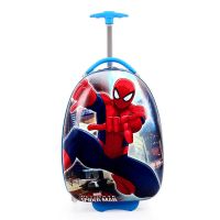 儿童拉杆箱厂家直销新款16寸卡通行李箱18寸旅行箱定制男女宝拖箱|16寸蜘蛛侠