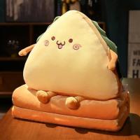 仿真食物三明治毛绒玩具靠垫睡觉抱枕布娃娃可爱超软女孩床上玩偶