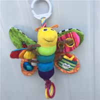 拉玛泽lamaze正品 玩具布书车挂床挂 萤火虫 蝴蝶 婴幼儿早教益智|绿色