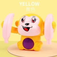 婴儿玩具宝宝0岁-1有声会动3婴幼儿6个月一8孩男孩女孩半益智到12|声控翻斗小猴子(黄色) 送电池(3节7号