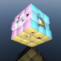 hello kitty三阶魔方个性化创意定制儿童玩具开发智力益智8岁礼物|神奇宝贝魔方