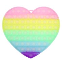 新款30CM大号马卡彩虹灭鼠先锋桌面智力玩具数学桌游犹太人思维棋|中号心荧光彩20CM