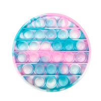 新款30CM大号马卡彩虹灭鼠先锋桌面智力玩具数学桌游犹太人思维棋|小号圆蓝粉