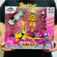 迷你特工队超级恐力量机甲人偶战队变形套装机器人男孩玩具|晶龙特雷斯+雷龙布拉卡礼盒套装