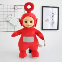 美琦动漫 正版授权天线宝宝毛绒玩具Teletubbies公仔儿童可爱礼|新款天线宝宝红色 30厘米