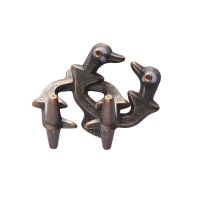 魔Puzzle金锁益智玩具高难度智力扣解锁解环解密孔明锁鲁班锁全套|牛头锁