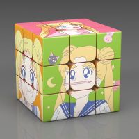 奥特曼神奇宝贝卡通创意三阶魔方玩具儿童益智魔方智力玩具礼物|美少女战S-大孔