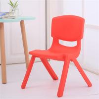 儿童椅子靠背宝宝凳子幼儿园靠背椅塑料加厚儿童凳子卡通小孩板凳|红色磨砂面 加大号座高29大班