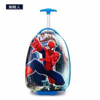 [儿童拉杆箱]可爱宝宝行李箱男女款18寸万向轮卡通旅行箱登机箱|蜘蛛侠 19寸密码锁双杆双面图案四轮万向轮