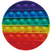 灭鼠先锋儿童心算益智桌面玩具 便携式犹太解压思维棋硅胶 popit|彩色(圆形)