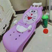 洗头椅儿童洗头床宝宝洗发椅子躺椅新款可折叠加大加厚|小猫0-15升级款送挂钩洗头刷洗头怀