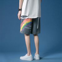 短裤男潮流宽松五分裤学生韩版男裤夏季薄款沙滩运动休闲男士裤子