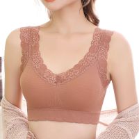 抹胸内衣女学生韩版无钢圈聚拢美背文胸性感蕾丝防下垂裹胸内衣女