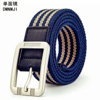 男女士皮带针扣帆布腰带休闲工装裤带韩版潮男学生青年军训户外带