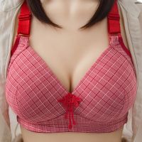 薄款无钢圈女士内衣妈妈聚拢调整型文胸大码舒适防下垂收副乳胸罩