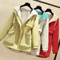 2019秋冬新款加厚加绒时尚风衣女韩版收腰显瘦小个子棉服外套女潮