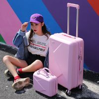 行李箱网红拉杆箱女旅行箱万向轮男ins密码箱20寸24子母皮箱子28