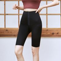 辛巴严选束腰芭比裤三分五分九分打底裤女高腰排扣收腹提臀瑜伽裤