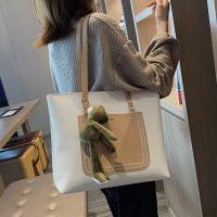 大包包女2019秋冬新款可爱ins大容量托特包大学生上课手提单肩包