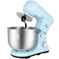 新品厨师机静音和面机小型家用搅拌面粉全自动揉面打蛋烘焙|天空蓝