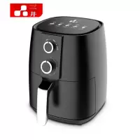 樱花三井空气炸锅智能无油多功能电炸锅智能电子屏家用容量4.5l|黑色5L标准款