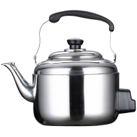 加厚电热水壶不锈钢大容量防干烧家用烧水壶鸣笛电水壶茶壶4-9.8l|5升插电水壶(1.5米电源线)