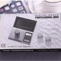 家用电子秤厨房称食物烘焙称克称中药克数电子秤小天平迷你精准秤|CS英文版珠宝秤(单独一个秤)+砝码