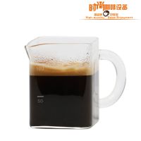 espresso浓缩咖啡耐热玻璃量杯双头奶罐双嘴奶盅安士杯咖啡杯70ml|单嘴量杯100ML