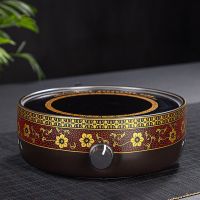 简约电陶炉茶炉煮茶器小型迷你铁壶烧水泡茶电热玻璃家用煮茶壶|千余(红缠技莲)