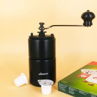akira正晃行手摇磨豆机手磨咖啡机家用小型手动咖啡豆研磨器a12|A19黑色烤漆色[送毛刷+量勺]