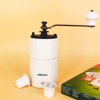 akira正晃行手摇磨豆机手磨咖啡机家用小型手动咖啡豆研磨器a12|A19白色烤漆色[送毛刷+量勺]