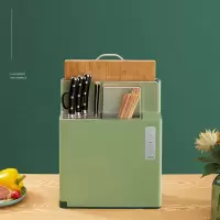 砧板刀具筷子全自动消毒机家用小型智能紫外线烘干菜板筷子收纳|复古绿