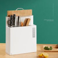 砧板刀具筷子全自动消毒机家用小型智能紫外线烘干菜板筷子收纳|简约白