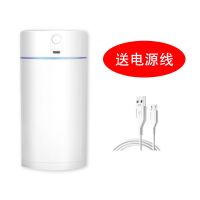 加湿器家用卧室桌面小型大雾量学生静音usb办公桌面香薰喷雾车载|升级款容量白色 配小风扇+小夜灯