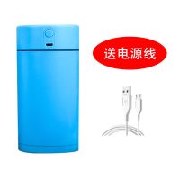 加湿器家用卧室桌面小型大雾量学生静音usb办公桌面香薰喷雾车载|升级款容量绿色 配一个棉棒